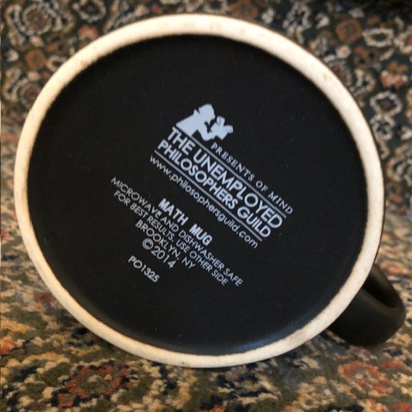SALE 2 for $26 / 3 for $33 - The Unemployed Philosophers Guild Math Mug - Picture 4 of 4